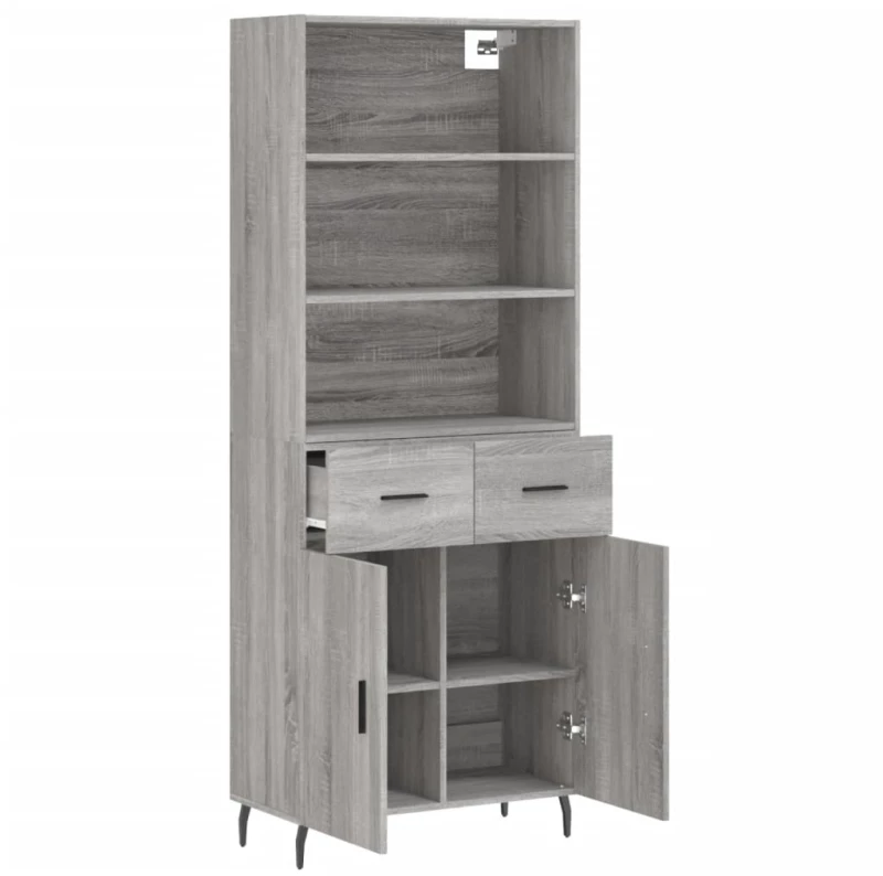 ΝΤΟΥΛΑΠΙ ΓΚΡΙ SONOMA 69,5 X 34 X 180 ΕΚ. ΕΠΕΞΕΡΓΑΣΜΕΝΟ ΞΥΛΟ 3200535