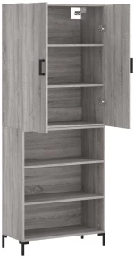 ΝΤΟΥΛΑΠΙ ΓΚΡΙ SONOMA 69,5 X 34 X 180 ΕΚ. ΕΠΕΞΕΡΓΑΣΜΕΝΟ ΞΥΛΟ 3196073