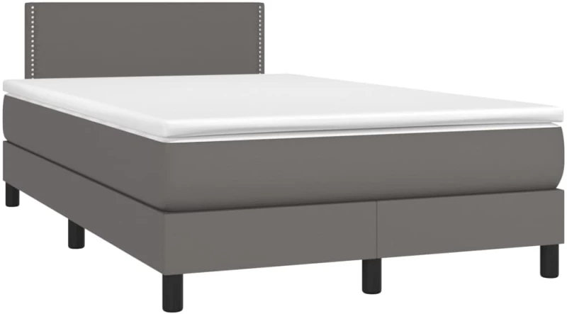 ΚΡΕΒΑΤΙ BOXSPRING ΜΕ ΣΤΡΩΜΑ & LED ΓΚΡΙ 120X200 ΕΚ. ΣΥΝΘ. ΔΕΡΜΑ 3134157