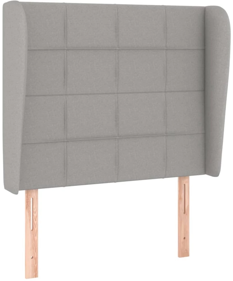 ΚΡΕΒΑΤΙ BOXSPRING ΜΕ ΣΤΡΩΜΑ ΑΝΟΙΧΤΟ ΓΚΡΙ 90X190 ΕΚ. ΥΦΑΣΜΑΤΙΝΟ 3127925