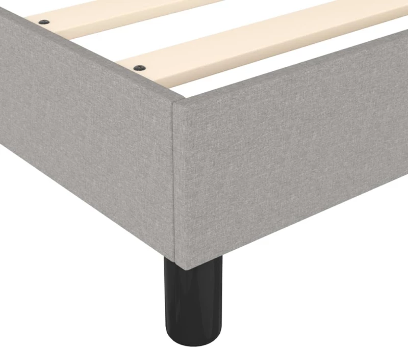 ΚΡΕΒΑΤΙ BOXSPRING ΜΕ ΣΤΡΩΜΑ ΑΝΟΙΧΤΟ ΓΚΡΙ 90X190 ΕΚ. ΥΦΑΣΜΑΤΙΝΟ 3144037