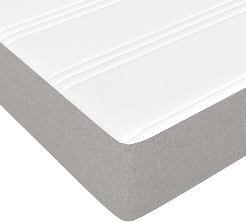 ΚΡΕΒΑΤΙ BOXSPRING ΜΕ ΣΤΡΩΜΑ ΑΝΟΙΧΤΟ ΓΚΡΙ 90X190 ΕΚ. ΥΦΑΣΜΑΤΙΝΟ 3144037