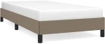 ΠΛΑΙΣΙΟ ΚΡΕΒΑΤΙΟΥ TAUPE 90X190 ΕΚ. ΥΦΑΣΜΑΤΙΝΟ 346684