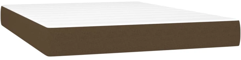 ΚΡΕΒΑΤΙ BOXSPRING ΜΕ ΣΤΡΩΜΑ ΣΚΟΥΡΟ ΚΑΦΕ 140X190 ΕΚ. ΥΦΑΣΜΑΤΙΝΟ 3144072