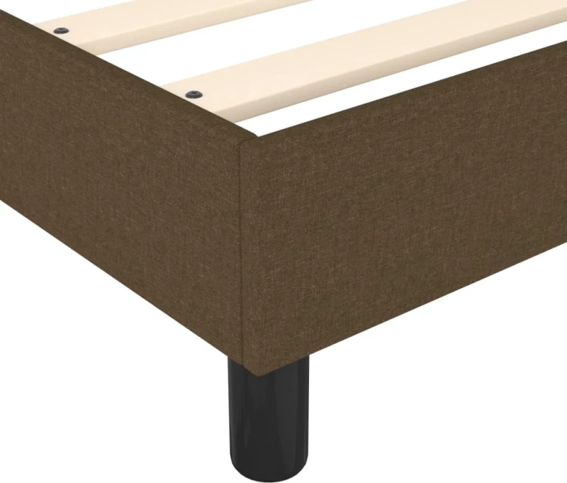 ΚΡΕΒΑΤΙ BOXSPRING ΜΕ ΣΤΡΩΜΑ ΣΚΟΥΡΟ ΚΑΦΕ 140X190 ΕΚ. ΥΦΑΣΜΑΤΙΝΟ 3144072