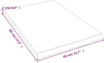 ΡΑΦΙ ΤΟΙΧΟΥ ΑΝΟΙΧΤΟ ΚΑΦΕ 40X60X2 ΕΚ. ΕΠΕΞΕΡΓ. ΜΑΣΙΦ ΞΥΛΟ ΔΡΥΟΣ 363635