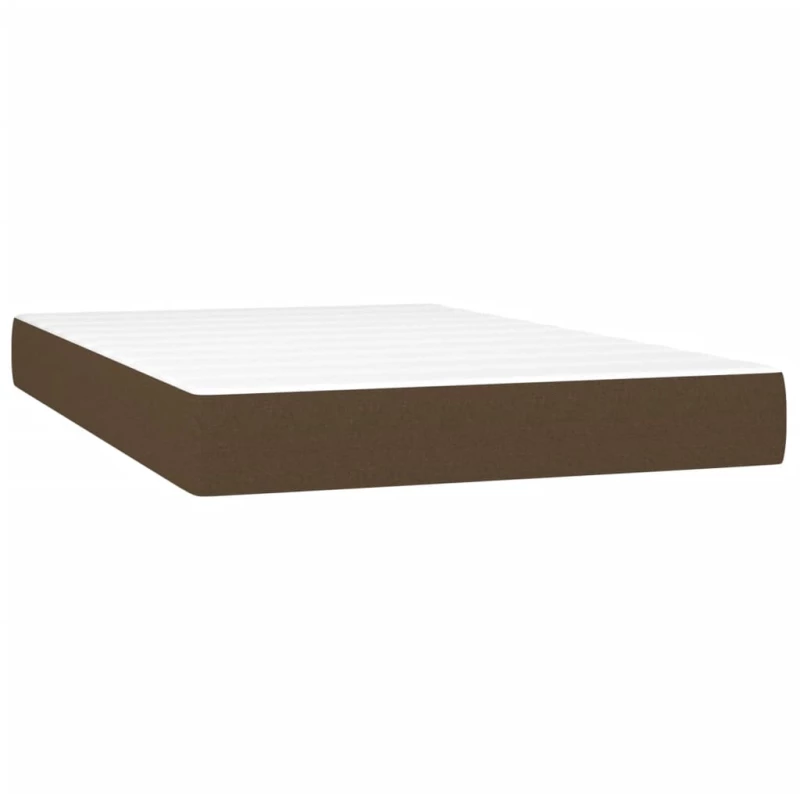ΚΡΕΒΑΤΙ BOXSPRING ΜΕ ΣΤΡΩΜΑ ΣΚΟΥΡΟ ΚΑΦΕ 120X200 ΕΚ. ΥΦΑΣΜΑΤΙΝΟ 3140124
