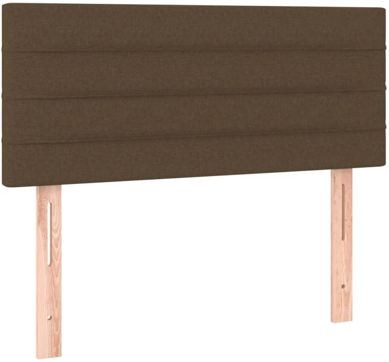 ΚΡΕΒΑΤΙ BOXSPRING ΜΕ ΣΤΡΩΜΑ ΣΚΟΥΡΟ ΚΑΦΕ 120X200 ΕΚ. ΥΦΑΣΜΑΤΙΝΟ 3140124