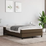 ΚΡΕΒΑΤΙ BOXSPRING ΜΕ ΣΤΡΩΜΑ ΣΚΟΥΡΟ ΚΑΦΕ 120X200 ΕΚ. ΥΦΑΣΜΑΤΙΝΟ 3144064