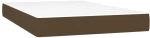 ΚΡΕΒΑΤΙ BOXSPRING ΜΕ ΣΤΡΩΜΑ ΣΚΟΥΡΟ ΚΑΦΕ 120X200 ΕΚ. ΥΦΑΣΜΑΤΙΝΟ 3144064