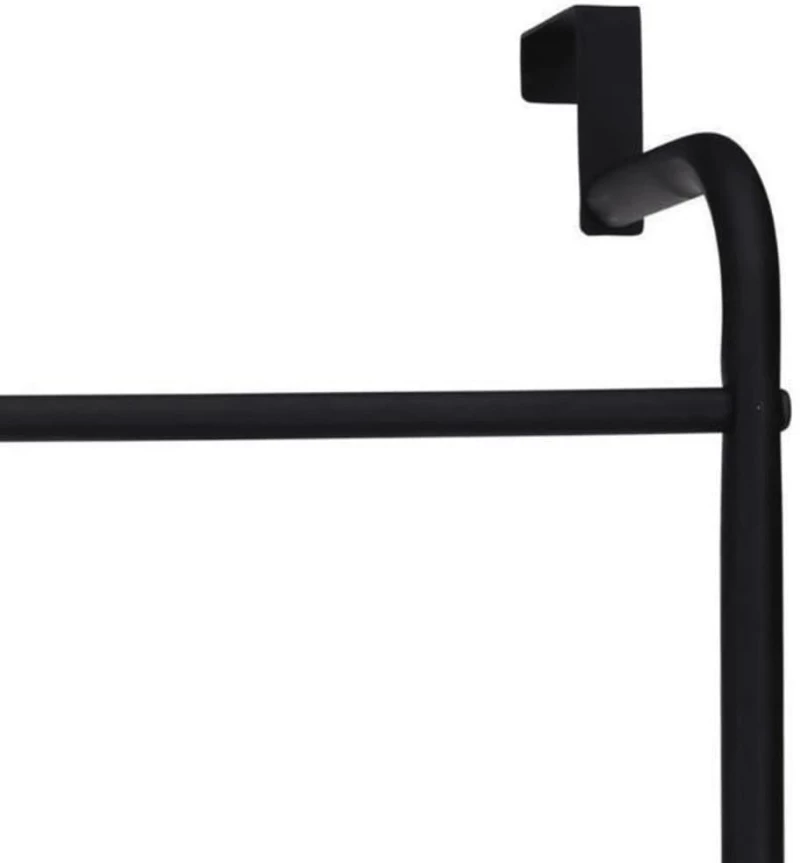 BATHROOM SOLUTIONS ΚΡΕΜΑΣΤΡΑ ΠΟΡΤΑΣ ΓΙΑ ΠΕΤΣΕΤΕΣ ΜΑΥΡΗ ΜΕΤΑΛΛΙΚΗ 442473