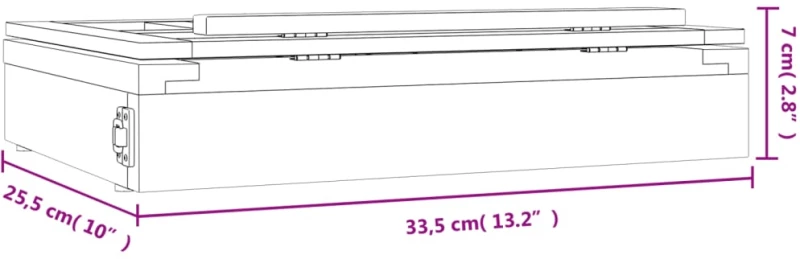 ΚΑΒΑΛΕΤΟ ΕΠΙΤΡΑΠΕΖΙΟ ΣΥΡΤΑΡΙ 33,5X25,5X7 ΕΚ. ΜΑΣΙΦ ΞΥΛΟ ΠΕΥΚΟΥ 30228