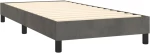 ΚΡΕΒΑΤΙ BOXSPRING ΜΕ ΣΤΡΩΜΑ & LED ΣΚ. ΓΚΡΙ 80X200 ΕΚ. ΒΕΛΟΥΔΙΝΟ 3134550