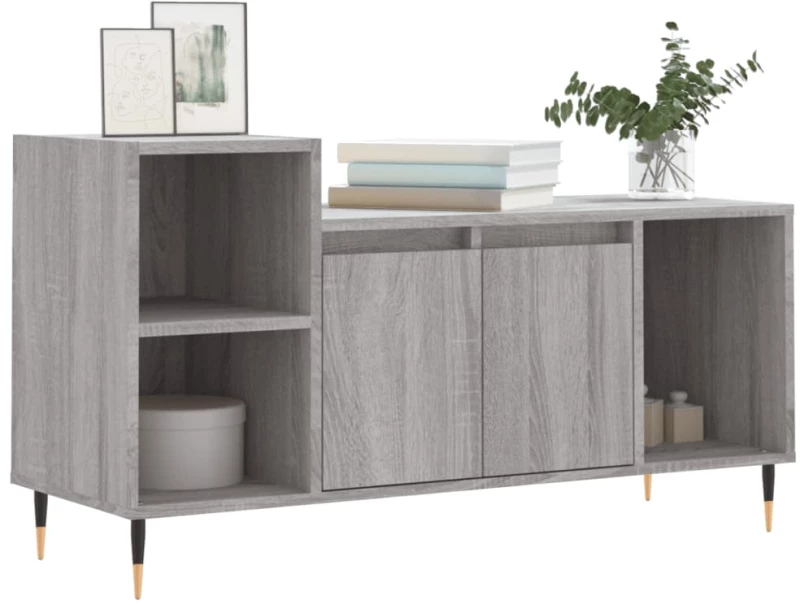 ΈΠΙΠΛΟ ΤΗΛΕΟΡΑΣΗΣ ΓΚΡΙ SONOMA 100X35X55 ΕΚ. ΑΠΟ ΕΠΕΞΕΡΓ. ΞΥΛΟ 831314
