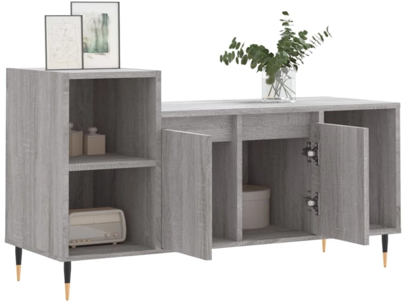 ΈΠΙΠΛΟ ΤΗΛΕΟΡΑΣΗΣ ΓΚΡΙ SONOMA 100X35X55 ΕΚ. ΑΠΟ ΕΠΕΞΕΡΓ. ΞΥΛΟ 831314