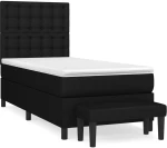 ΚΡΕΒΑΤΙ BOXSPRING ΜΕ ΣΤΡΩΜΑ ΜΑΥΡΟ 100 X 200 ΕΚ. ΥΦΑΣΜΑΤΙΝΟ 3136895