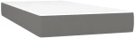 ΚΡΕΒΑΤΙ BOXSPRING ΜΕ ΣΤΡΩΜΑ ΣΚΟΥΡΟ ΓΚΡΙ 90X200 ΕΚ. ΥΦΑΣΜΑΤΙΝΟ 3126534