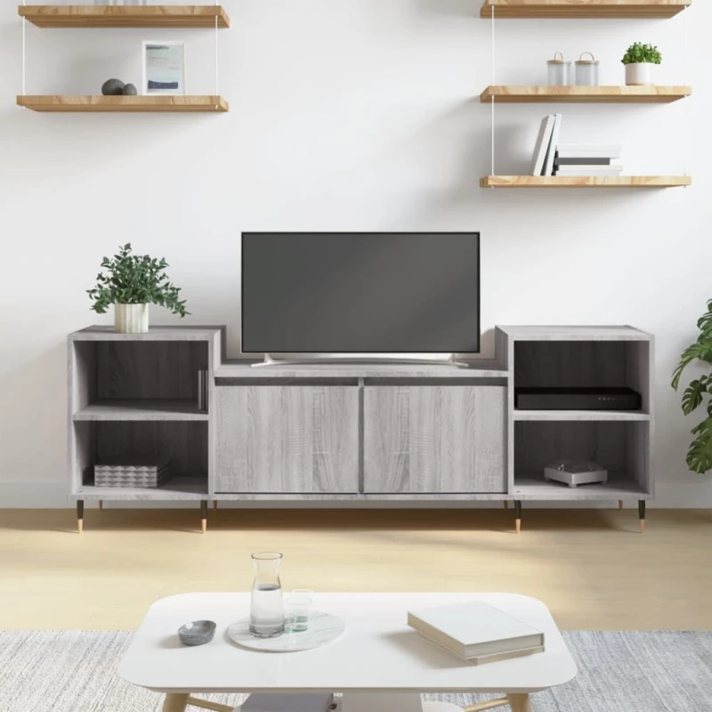 ΈΠΙΠΛΟ ΤΗΛΕΟΡΑΣΗΣ ΓΚΡΙ SONOMA 160X35X55 ΕΚ. ΑΠΟ ΕΠΕΞΕΡΓ. ΞΥΛΟ 831338