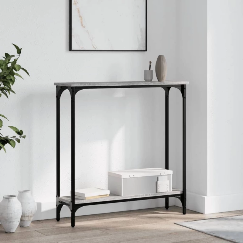 ΤΡΑΠΕΖΙ ΚΟΝΣΟΛΑ ΓΚΡΙ SONOMA 75X22,5X75 ΕΚ. ΕΠΕΞΕΡΓΑΣΜΕΝΟ ΞΥΛΟ 834023