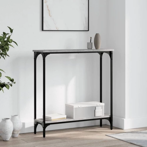 ΤΡΑΠΕΖΙ ΚΟΝΣΟΛΑ ΓΚΡΙ SONOMA 75X22,5X75 ΕΚ. ΕΠΕΞΕΡΓΑΣΜΕΝΟ ΞΥΛΟ 834023