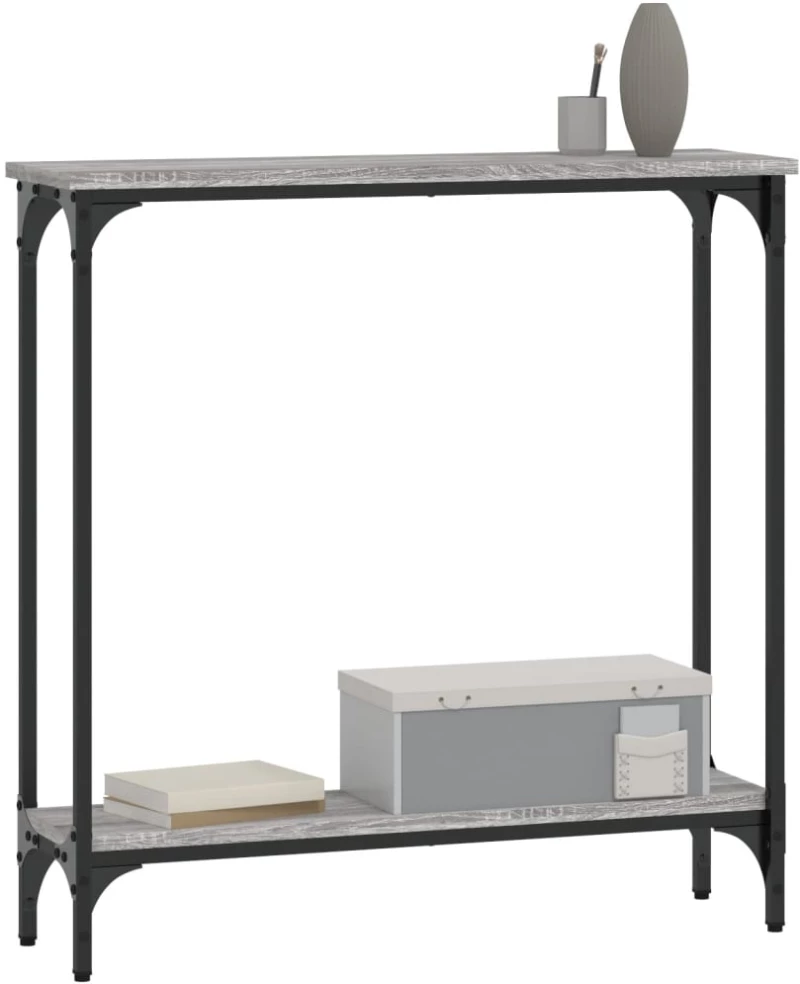 ΤΡΑΠΕΖΙ ΚΟΝΣΟΛΑ ΓΚΡΙ SONOMA 75X22,5X75 ΕΚ. ΕΠΕΞΕΡΓΑΣΜΕΝΟ ΞΥΛΟ 834023