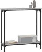 ΤΡΑΠΕΖΙ ΚΟΝΣΟΛΑ ΓΚΡΙ SONOMA 75X22,5X75 ΕΚ. ΕΠΕΞΕΡΓΑΣΜΕΝΟ ΞΥΛΟ 834023