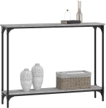 ΤΡΑΠΕΖΙ ΚΟΝΣΟΛΑ ΓΚΡΙ SONOMA 100X22,5X75 ΕΚ. ΕΠΕΞΕΡΓΑΣΜΕΝΟ ΞΥΛΟ 834018