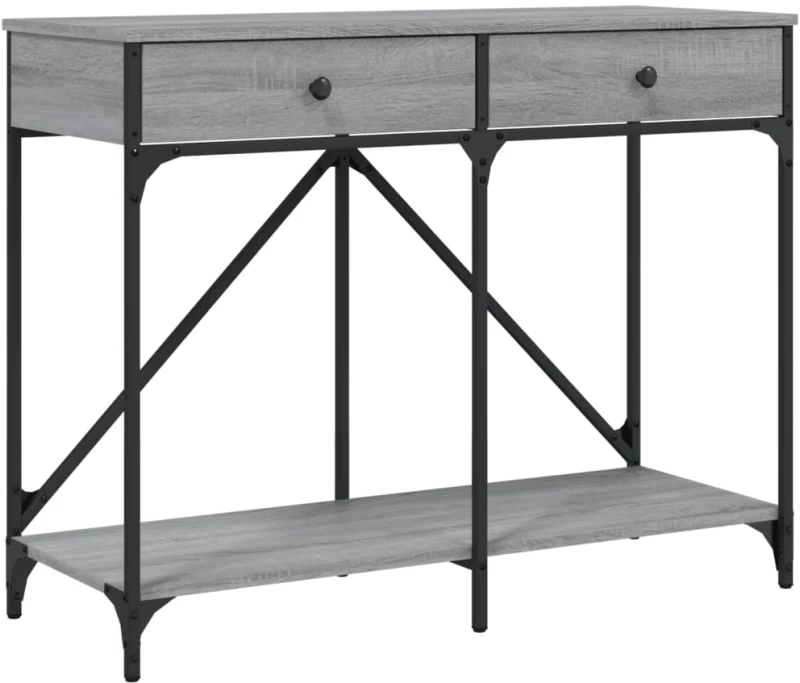 ΤΡΑΠΕΖΙ ΚΟΝΣΟΛΑ ΓΚΡΙ SONOMA 100X39X78,5 ΕΚ. ΕΠΕΞΕΡΓΑΣΜΕΝΟ ΞΥΛΟ 835487