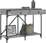ΤΡΑΠΕΖΙ ΚΟΝΣΟΛΑ ΓΚΡΙ SONOMA 100X39X78,5 ΕΚ. ΕΠΕΞΕΡΓΑΣΜΕΝΟ ΞΥΛΟ 835487