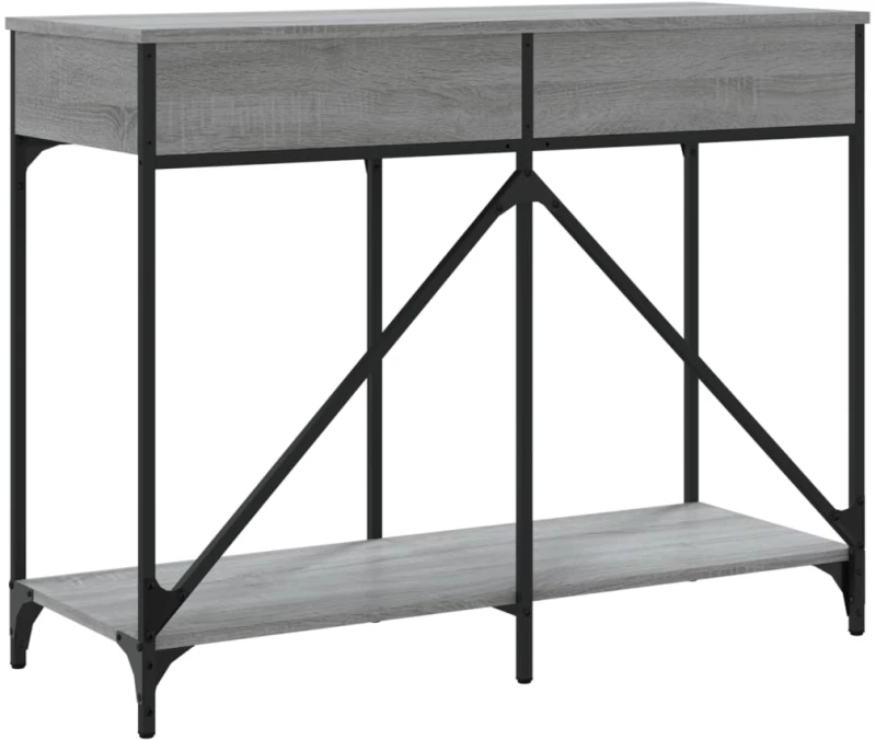 ΤΡΑΠΕΖΙ ΚΟΝΣΟΛΑ ΓΚΡΙ SONOMA 100X39X78,5 ΕΚ. ΕΠΕΞΕΡΓΑΣΜΕΝΟ ΞΥΛΟ 835487