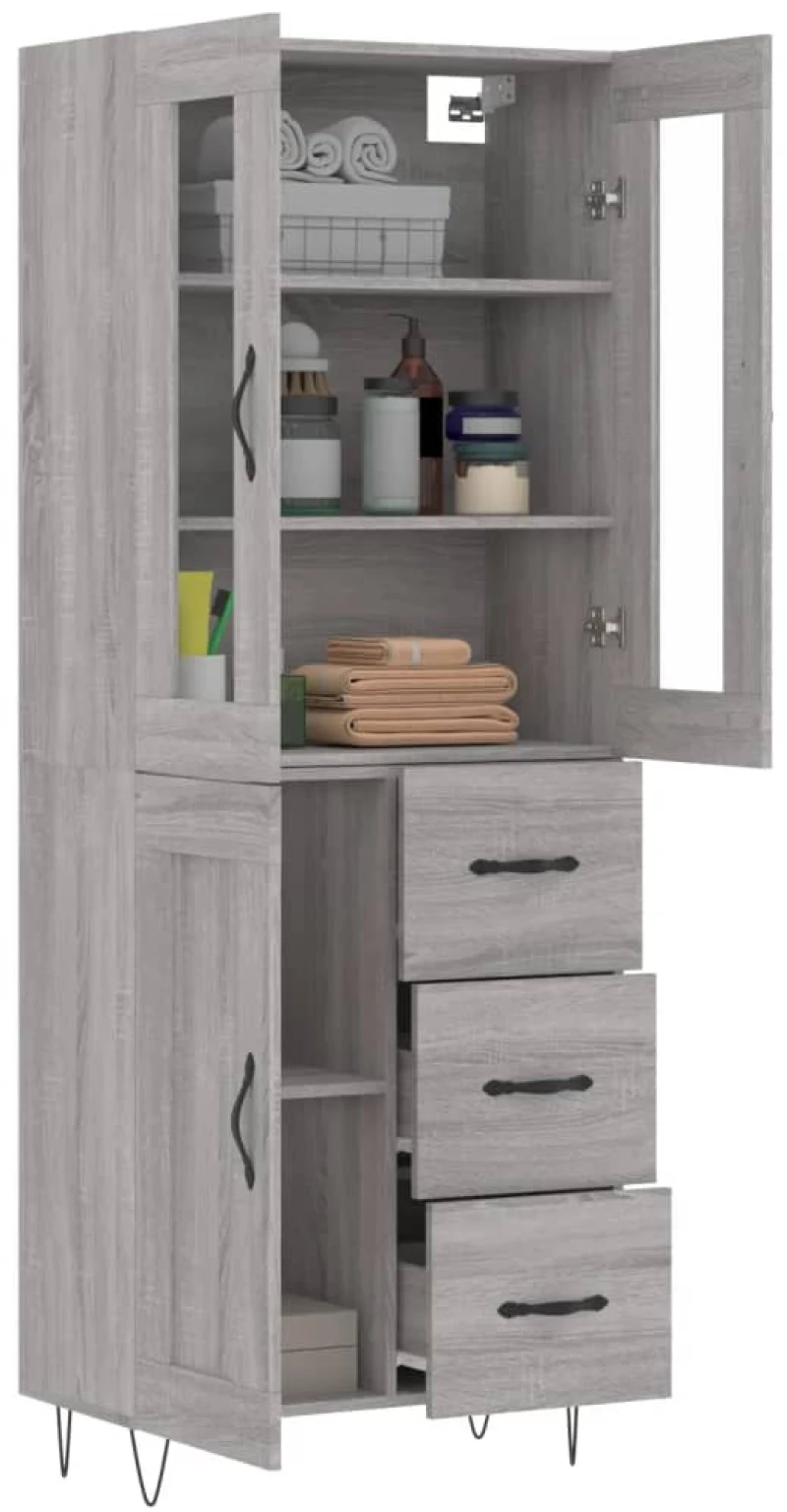 ΝΤΟΥΛΑΠΙ ΓΚΡΙ SONOMA 69,5 X 34 X 180 ΕΚ. ΕΠΕΞΕΡΓΑΣΜΕΝΟ ΞΥΛΟ 3198695