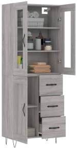 ΝΤΟΥΛΑΠΙ ΓΚΡΙ SONOMA 69,5 X 34 X 180 ΕΚ. ΕΠΕΞΕΡΓΑΣΜΕΝΟ ΞΥΛΟ 3198695