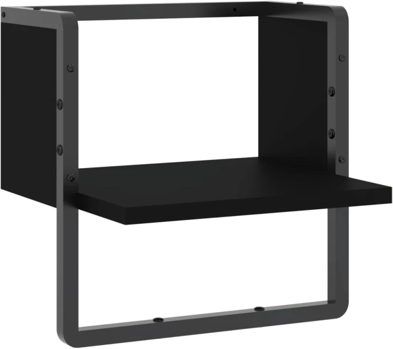 ΡΑΦΙ ΤΟΙΧΟΥ ΜΕ ΜΠΑΡΑ ΜΑΥΡΟ 30 X 25 X 30 ΕΚ. 836278
