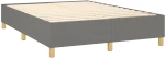 ΚΡΕΒΑΤΙ BOXSPRING ΜΕ ΣΤΡΩΜΑ ΣΚΟΥΡΟ ΓΚΡΙ 140X200 ΕΚ ΥΦΑΣΜΑΤΙΝΟ 3128526