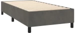 ΚΡΕΒΑΤΙ BOXSPRING ΜΕ ΣΤΡΩΜΑ & LED ΣΚ. ΓΚΡΙ 90X190 ΕΚ. ΒΕΛΟΥΔΙΝΟ 3136036