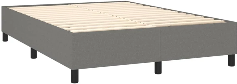 ΚΡΕΒΑΤΙ BOXSPRING ΜΕ ΣΤΡΩΜΑ & LED ΣΚ.ΓΚΡΙ 140X200 ΕΚ ΥΦΑΣΜΑΤΙΝΟ 3138158