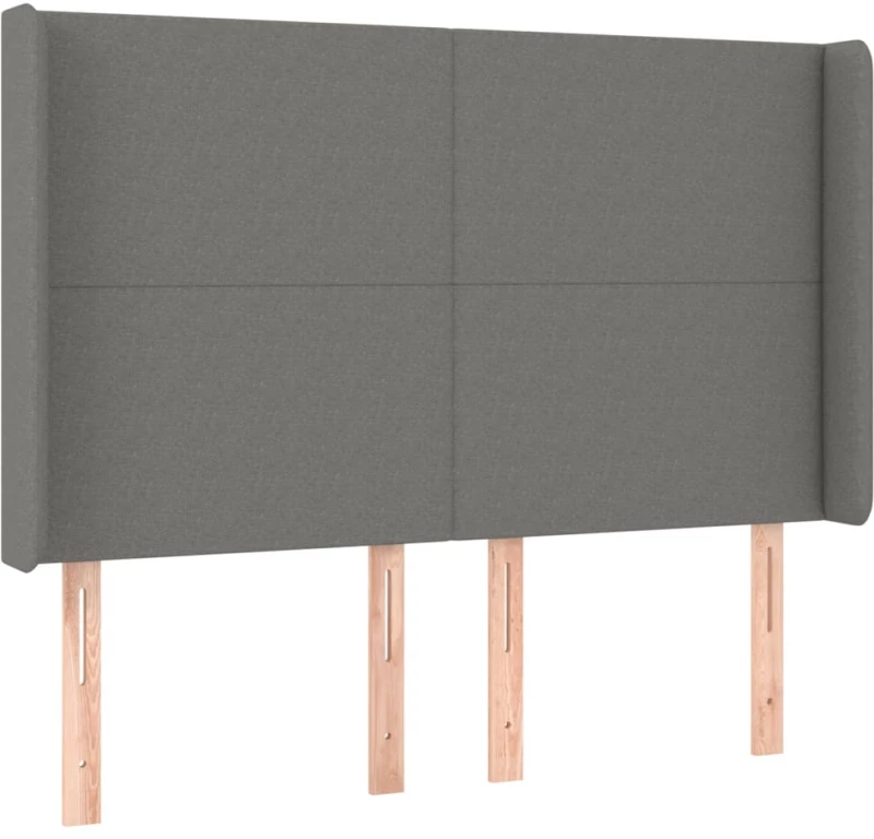 ΚΡΕΒΑΤΙ BOXSPRING ΜΕ ΣΤΡΩΜΑ & LED ΣΚ.ΓΚΡΙ 140X200 ΕΚ ΥΦΑΣΜΑΤΙΝΟ 3138158