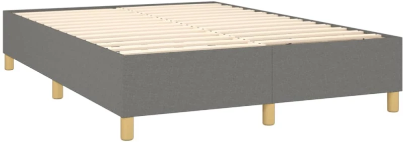 ΚΡΕΒΑΤΙ BOXSPRING ΜΕ ΣΤΡΩΜΑ & LED ΣΚ.ΓΚΡΙ 140X190ΕΚ. ΥΦΑΣΜΑΤΙΝΟ 3138870