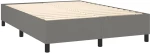 ΚΡΕΒΑΤΙ BOXSPRING ΜΕ ΣΤΡΩΜΑ ΣΚΟΥΡΟ ΓΚΡΙ 140X200 ΕΚ ΥΦΑΣΜΑΤΙΝΟ 3141778