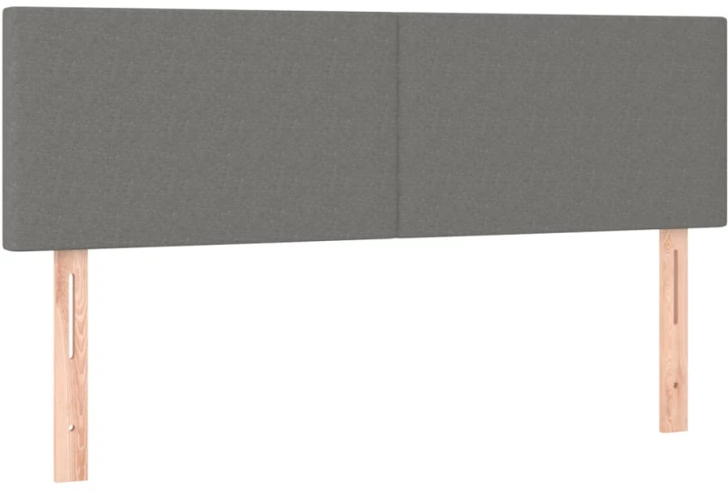 ΚΡΕΒΑΤΙ BOXSPRING ΜΕ ΣΤΡΩΜΑ ΣΚΟΥΡΟ ΓΚΡΙ 140X190 ΕΚ. ΥΦΑΣΜΑΤΙΝΟ 3140450