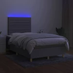 ΚΡΕΒΑΤΙ BOXSPRING ΜΕ ΣΤΡΩΜΑ & LED ΑΝ.ΓΚΡΙ 120X200 ΕΚ ΥΦΑΣΜΑΤΙΝΟ 3135501