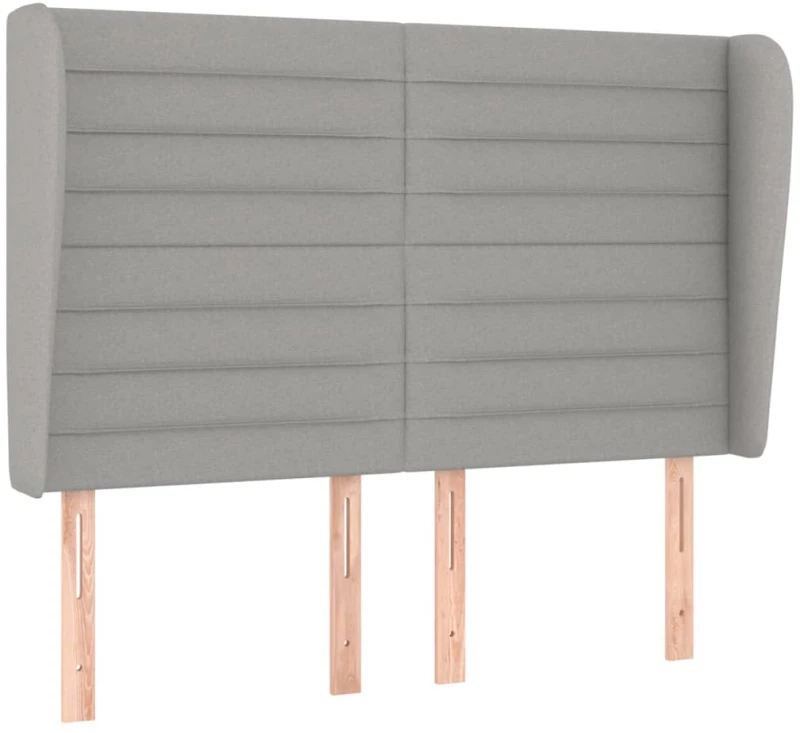 ΚΡΕΒΑΤΙ BOXSPRING ΜΕ ΣΤΡΩΜΑ ΑΝΟΙΧΤΟ ΓΚΡΙ 140X200 ΕΚ. ΥΦΑΣΜΑΤΙΝΟ 3128045