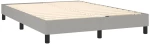 ΚΡΕΒΑΤΙ BOXSPRING ΜΕ ΣΤΡΩΜΑ ΑΝΟΙΧΤΟ ΓΚΡΙ 140X190 ΕΚ. ΥΦΑΣΜΑΤΙΝΟ 3129785