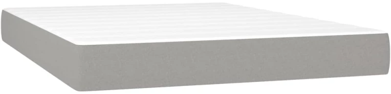 ΚΡΕΒΑΤΙ BOXSPRING ΜΕ ΣΤΡΩΜΑ ΑΝΟΙΧΤΟ ΓΚΡΙ 140X190 ΕΚ. ΥΦΑΣΜΑΤΙΝΟ 3129785