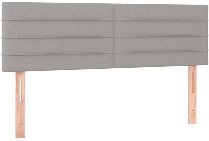 ΚΡΕΒΑΤΙ BOXSPRING ΜΕ ΣΤΡΩΜΑ ΑΝΟΙΧΤΟ ΓΚΡΙ 140X200 ΕΚ. ΥΦΑΣΜΑΤΙΝΟ 3130353