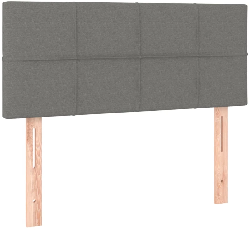 ΚΡΕΒΑΤΙ BOXSPRING ΜΕ ΣΤΡΩΜΑ & LED ΣΚ.ΓΚΡΙ 90X200 ΕΚ. ΥΦΑΣΜΑΤΙΝΟ 3133686