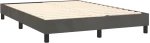 ΚΡΕΒΑΤΙ BOXSPRING ΜΕ ΣΤΡΩΜΑ & LED ΣΚ. ΓΚΡΙ 140X190ΕΚ. ΒΕΛΟΥΔΙΝΟ 3134460