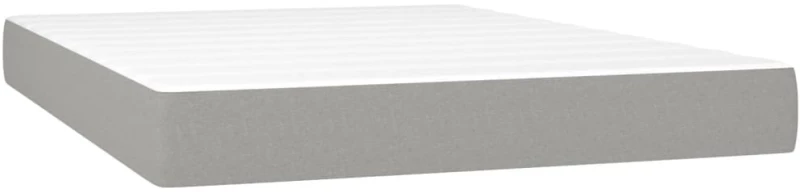 ΚΡΕΒΑΤΙ BOXSPRING ΜΕ ΣΤΡΩΜΑ ΑΝΟΙΧΤΟ ΓΚΡΙ 140X190 ΕΚ. ΥΦΑΣΜΑΤΙΝΟ 3142409