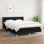ΚΡΕΒΑΤΙ BOXSPRING ΜΕ ΣΤΡΩΜΑ ΜΑΥΡΟ 140X200 ΕΚ. ΥΦΑΣΜΑΤΙΝΟ 3130275