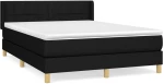 ΚΡΕΒΑΤΙ BOXSPRING ΜΕ ΣΤΡΩΜΑ ΜΑΥΡΟ 140X200 ΕΚ. ΥΦΑΣΜΑΤΙΝΟ 3130275